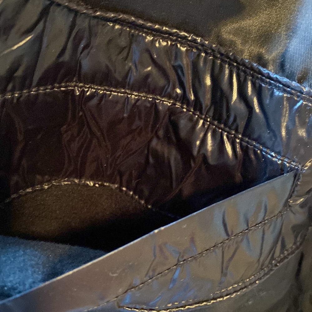 Zara Woman Glossy Black Down Jacket - Picture 5 of 6